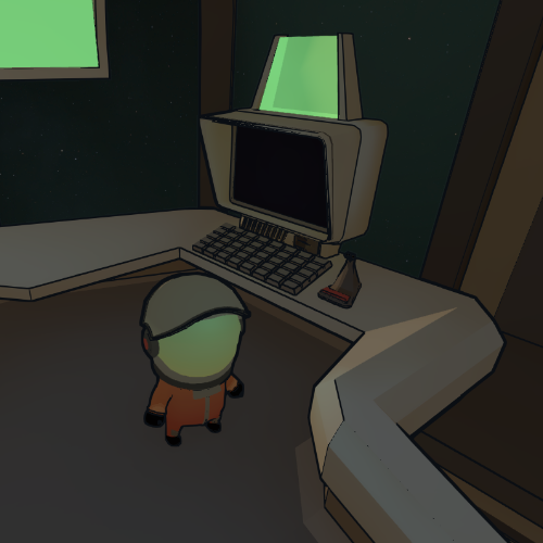 Communications terminal for upcoming sci-fi game